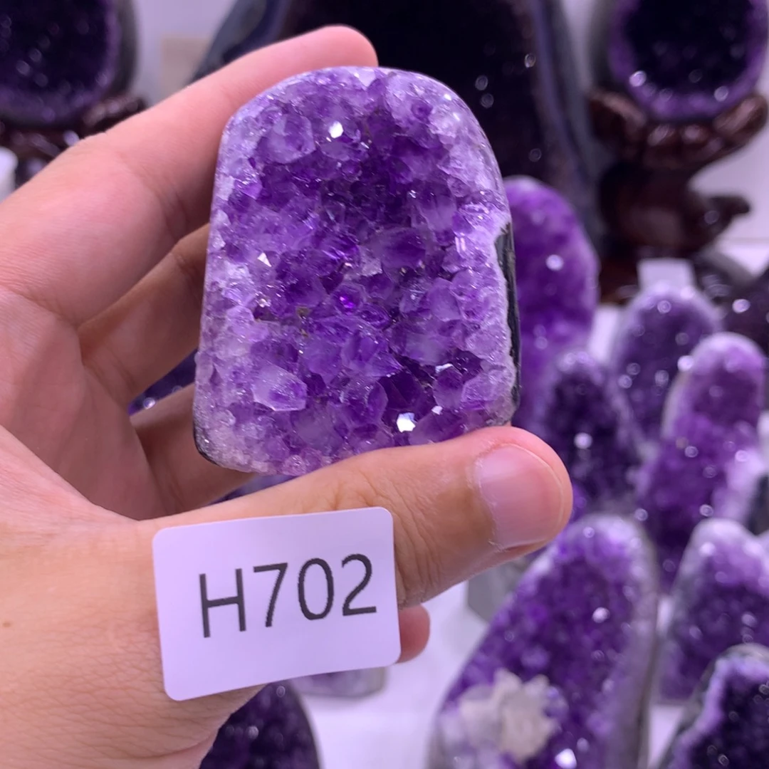 织绣乌拉圭紫水晶摆件702