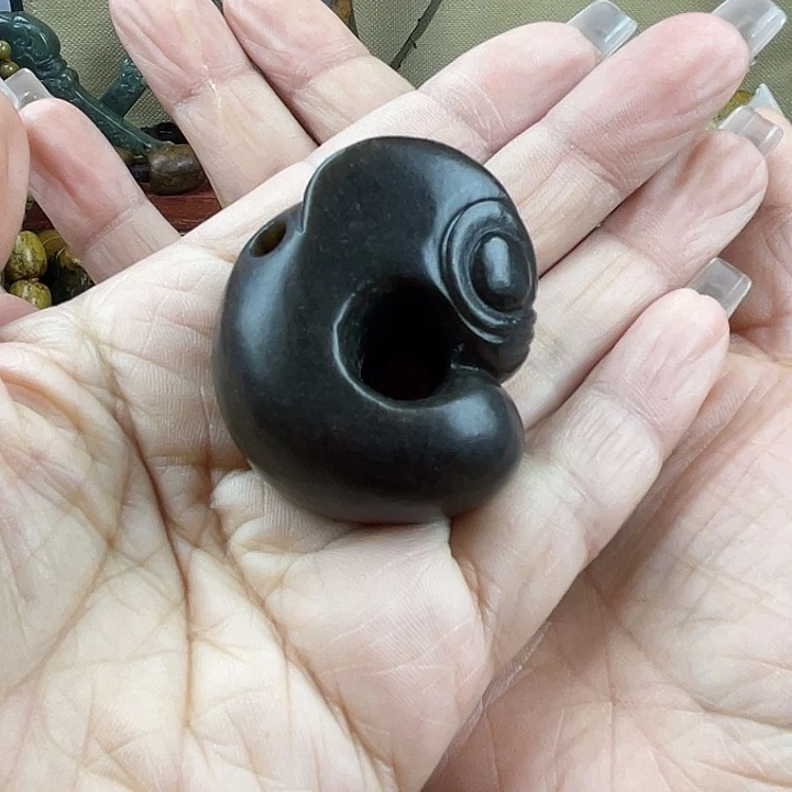 岫岩老玉（透闪石质玉）把件未镶嵌风*零