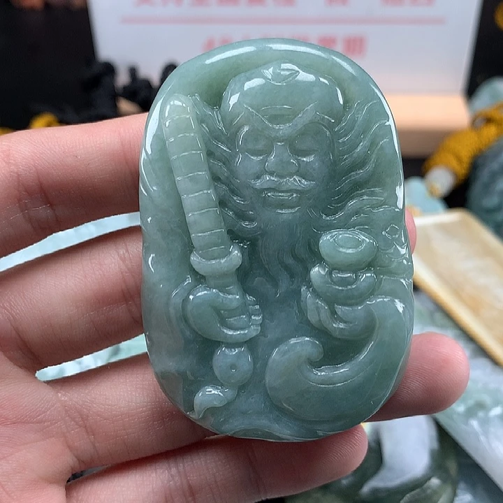 翡翠未镶嵌颈饰天然保真a货