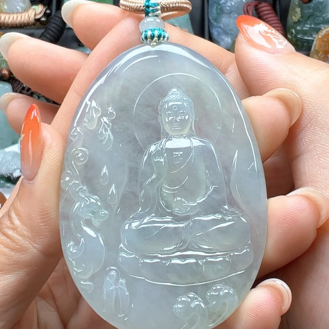 翡翠颈饰未镶嵌阿弥