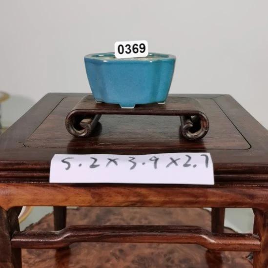 陶手工手绘大德堂釉盆
