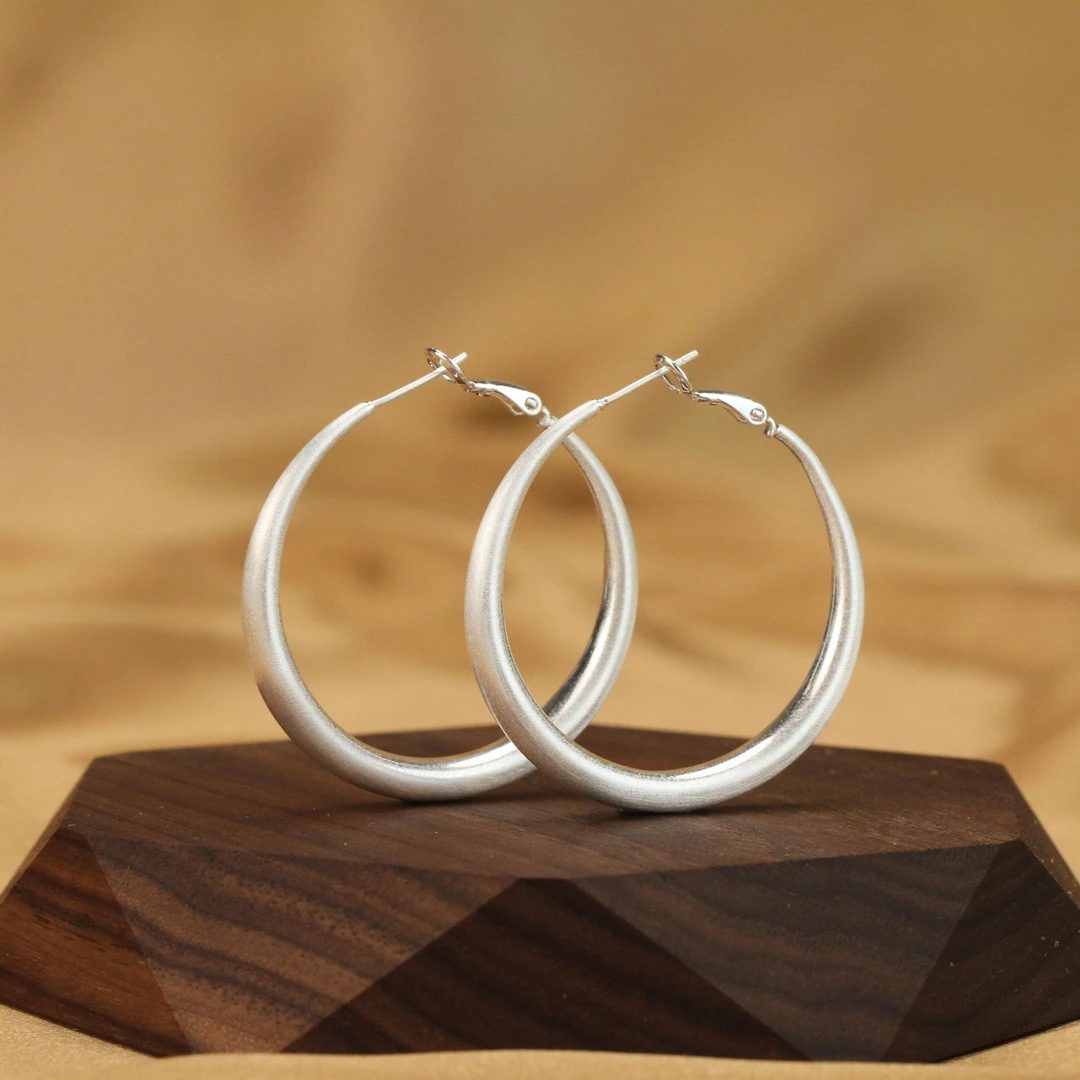 【KEFAN珂梵】 大耳圈复古耳环百搭欧美复古/宫廷经典原创设计