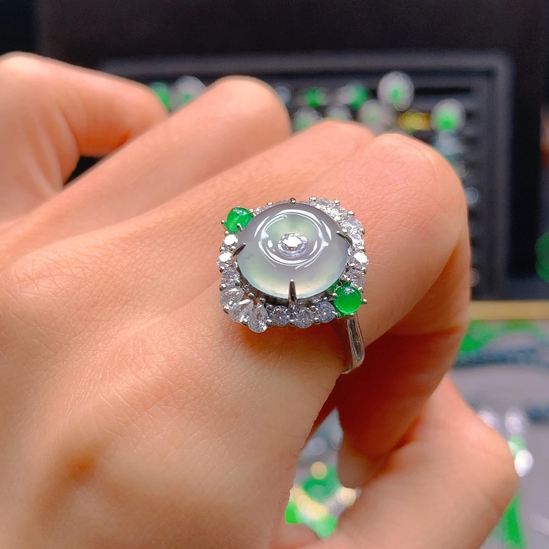 未镶嵌戒指翡翠天然翡翠