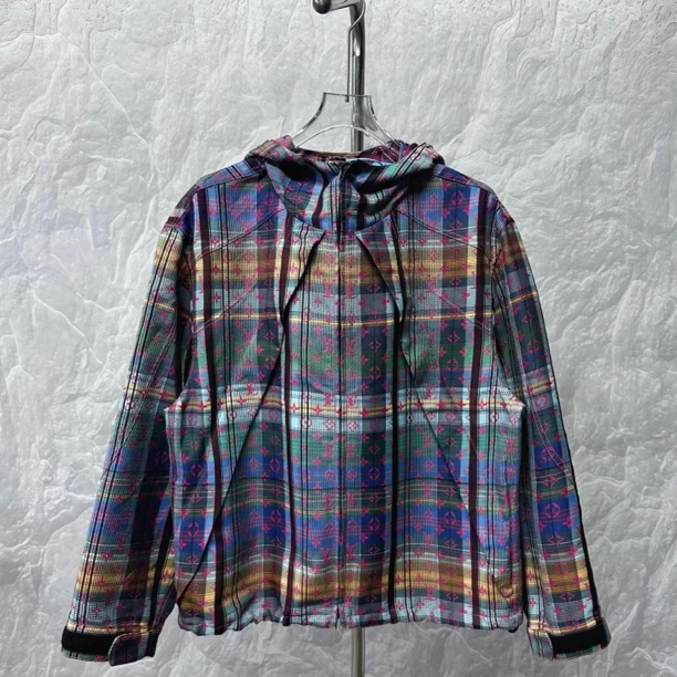 未使用 LouisVuitton/路易威登 霓虹老花满印外套 46码 J01308