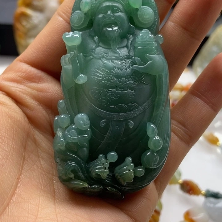 翡翠挂件未镶嵌梁*六