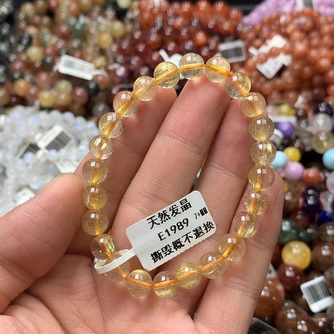 水晶手链未镶嵌，