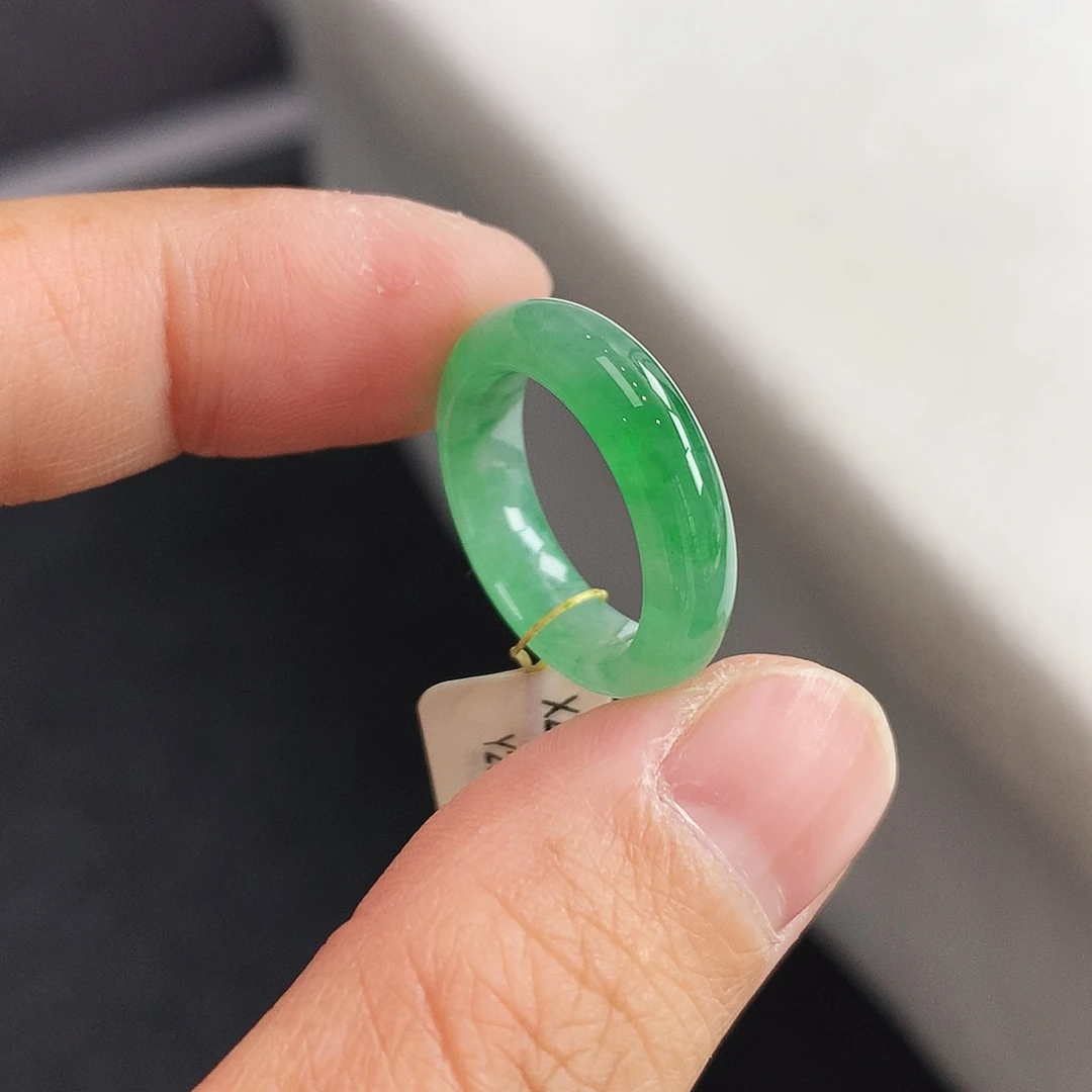 翡翠未镶嵌戒指9-10号