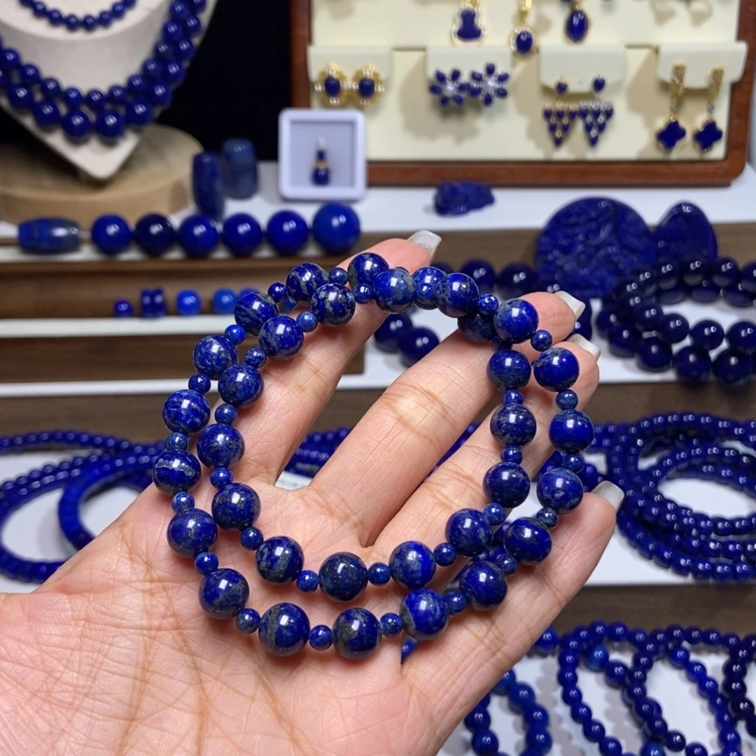 青金石未镶嵌8mm+双圈