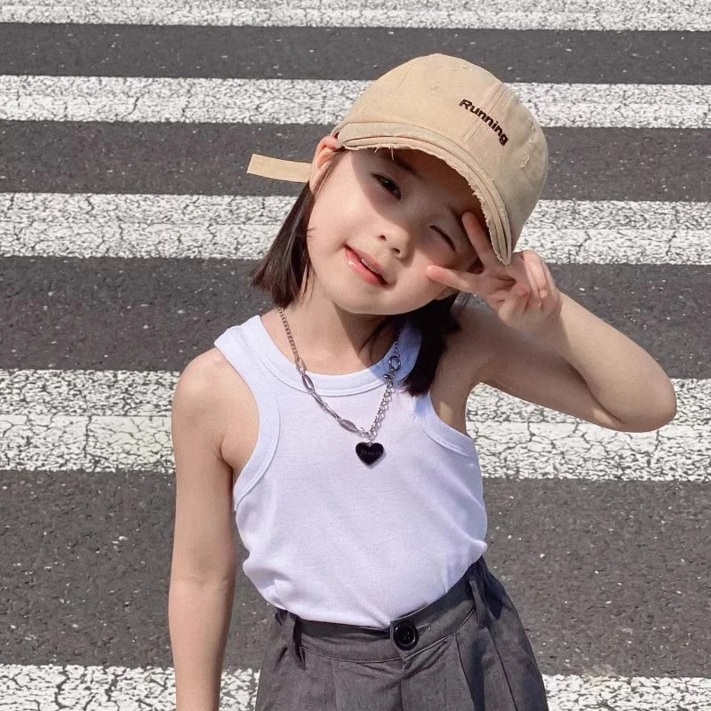 儿童棒球帽子春秋季韩版潮2025新款夏季遮阳防晒女孩男宝宝鸭舌帽