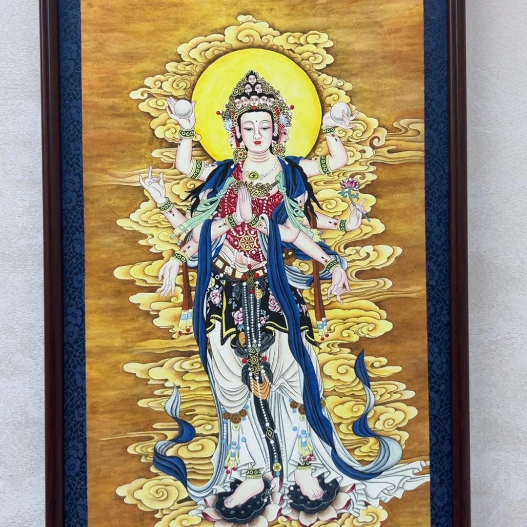 仏***鼍国画千手观音111111