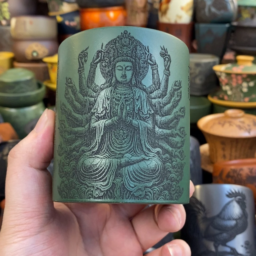 紫砂公道杯宜兴全手工紫砂杯