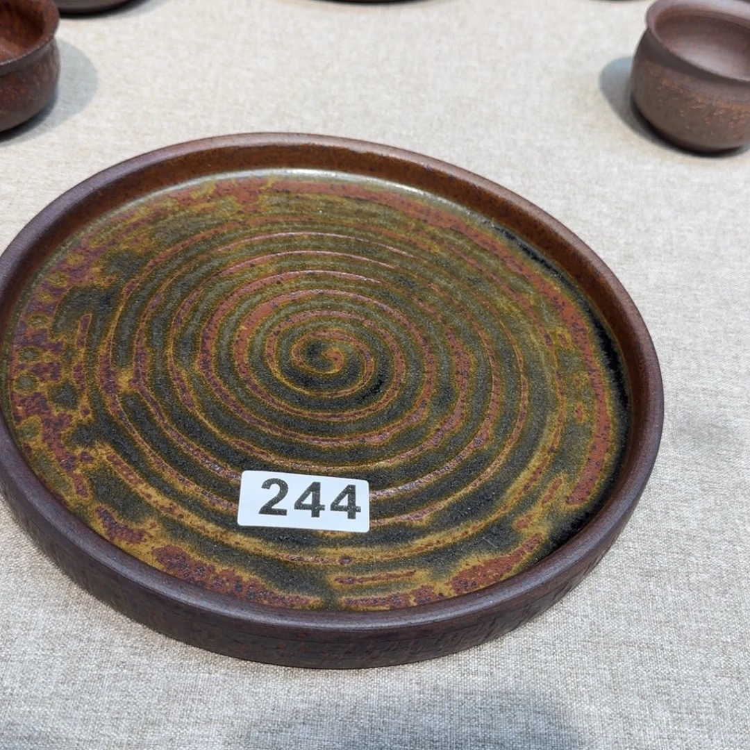 粗瓷茶具素色盖碗