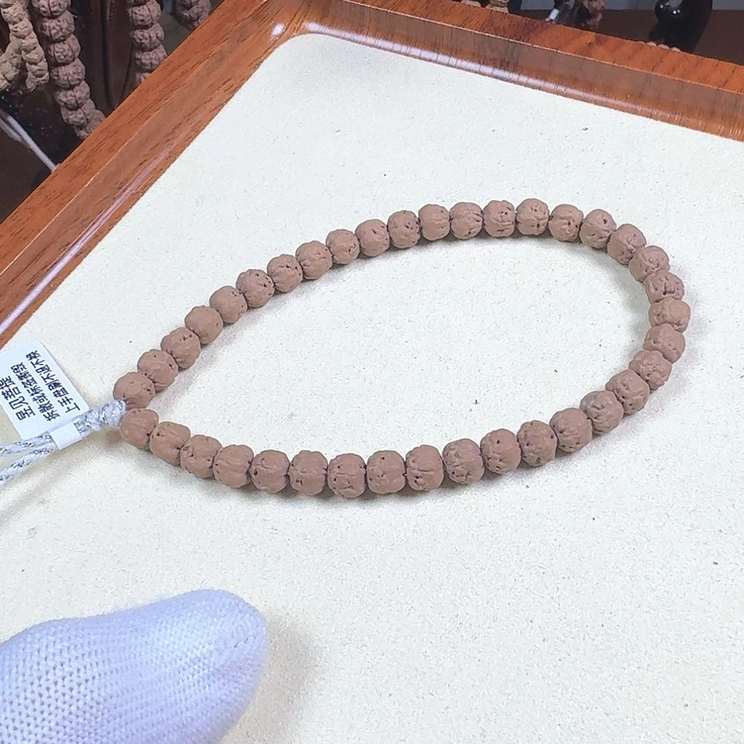 金刚菩提吊坠小*豆原桩佛手单圈手串