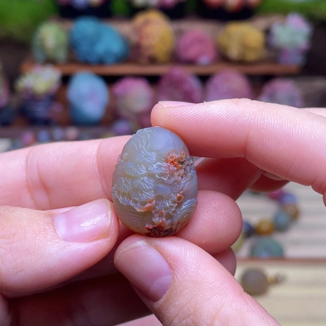 *****玛瑙/玉髓未镶嵌珠宝半成品盐源玛瑙福利山水