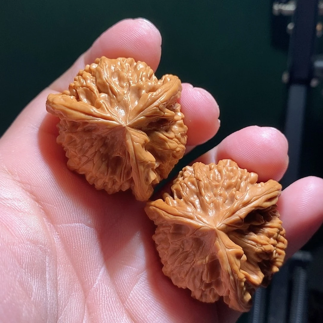 把件文玩核桃41秦闷三棱全品