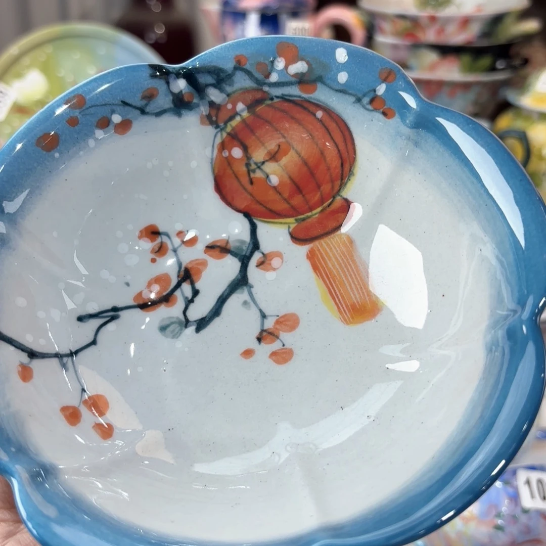 景德镇手绘高温釉下彩陶瓷茶具