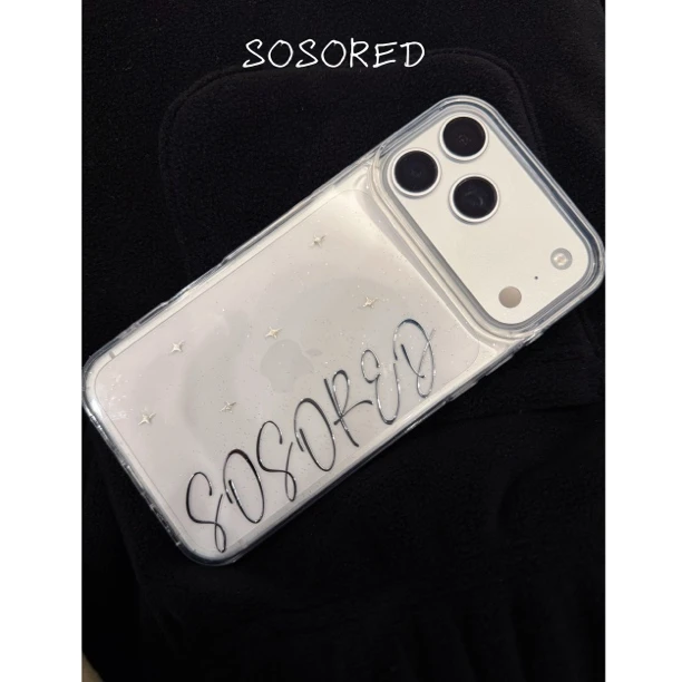 SOSORED / 红透了 定制款！手机壳透明厚壳适用苹果华为小米oppo等