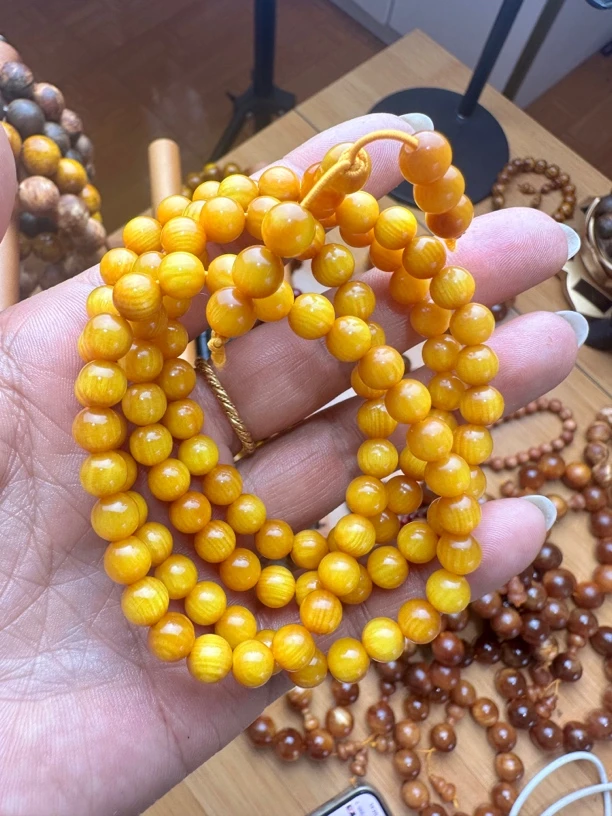 琥珀木黄油108粒120款女士0.6尺寸