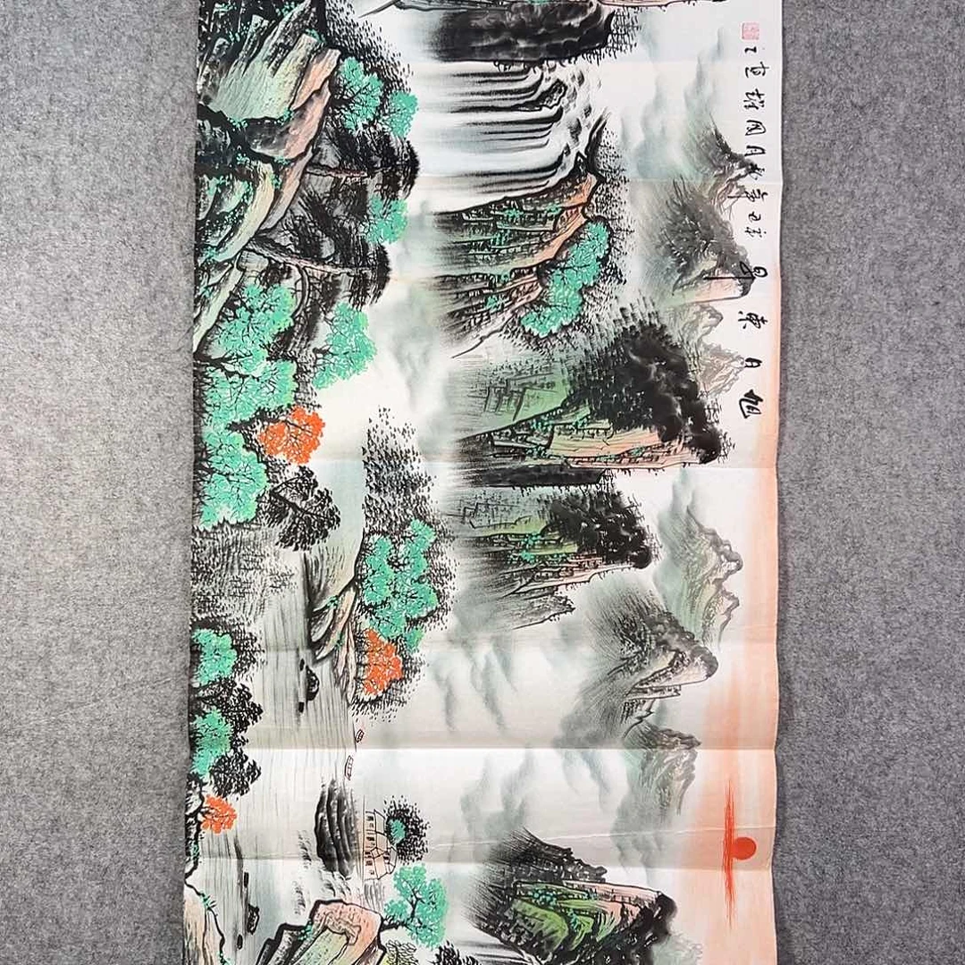 国画733 花鸟在此处飞翔也不太方便