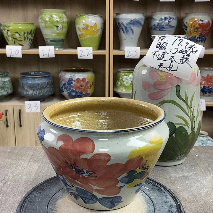 缸13xc景德镇陶瓷花盆