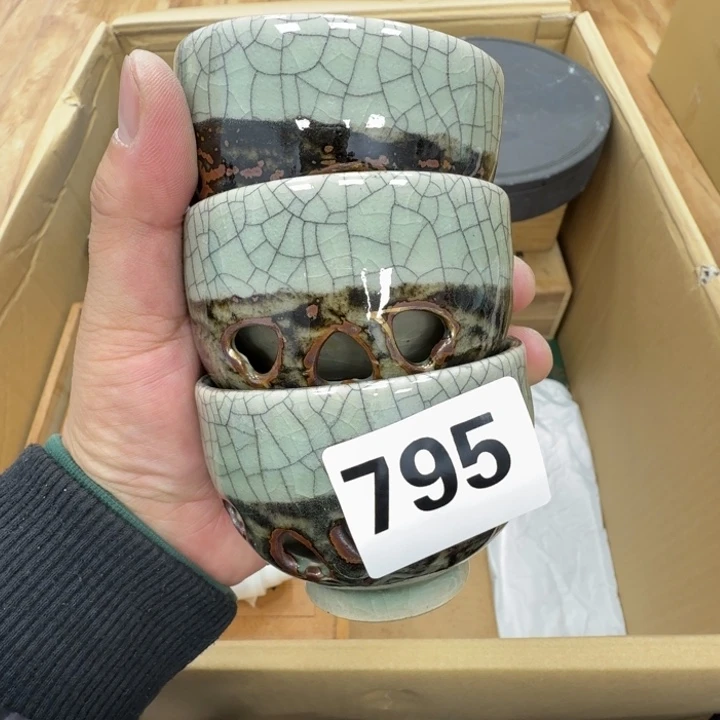 瓷片工艺品摆件瓷器摆件正能量