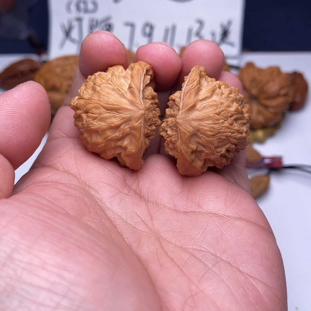文玩核桃把件35盘山小盆