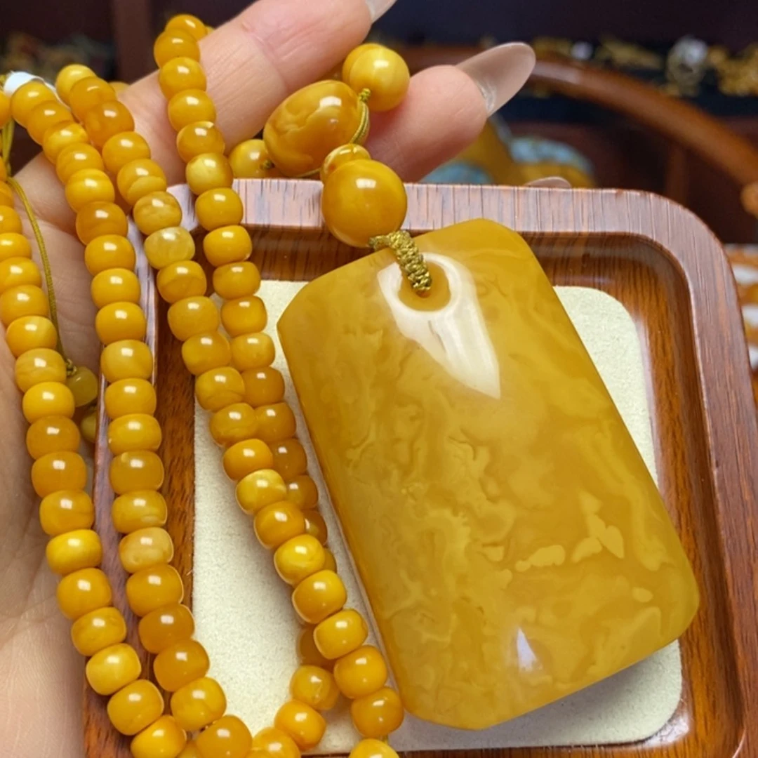【闪购商品】蜜蜡颈饰未镶嵌项链
