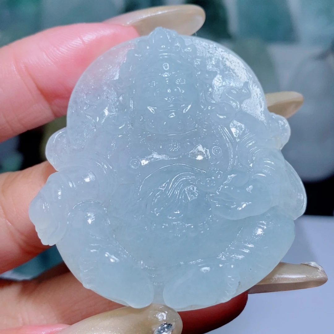 定制翡翠未镶嵌毛货翡翠挂件