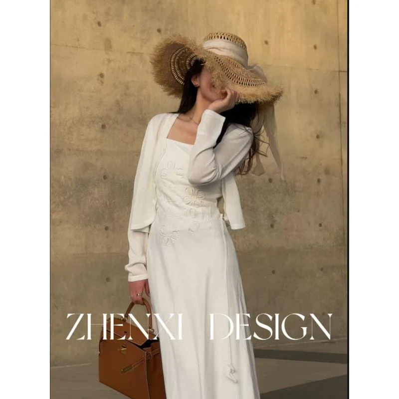 针西【夏凉开衫】高个子穿搭毛织小开衫S70280