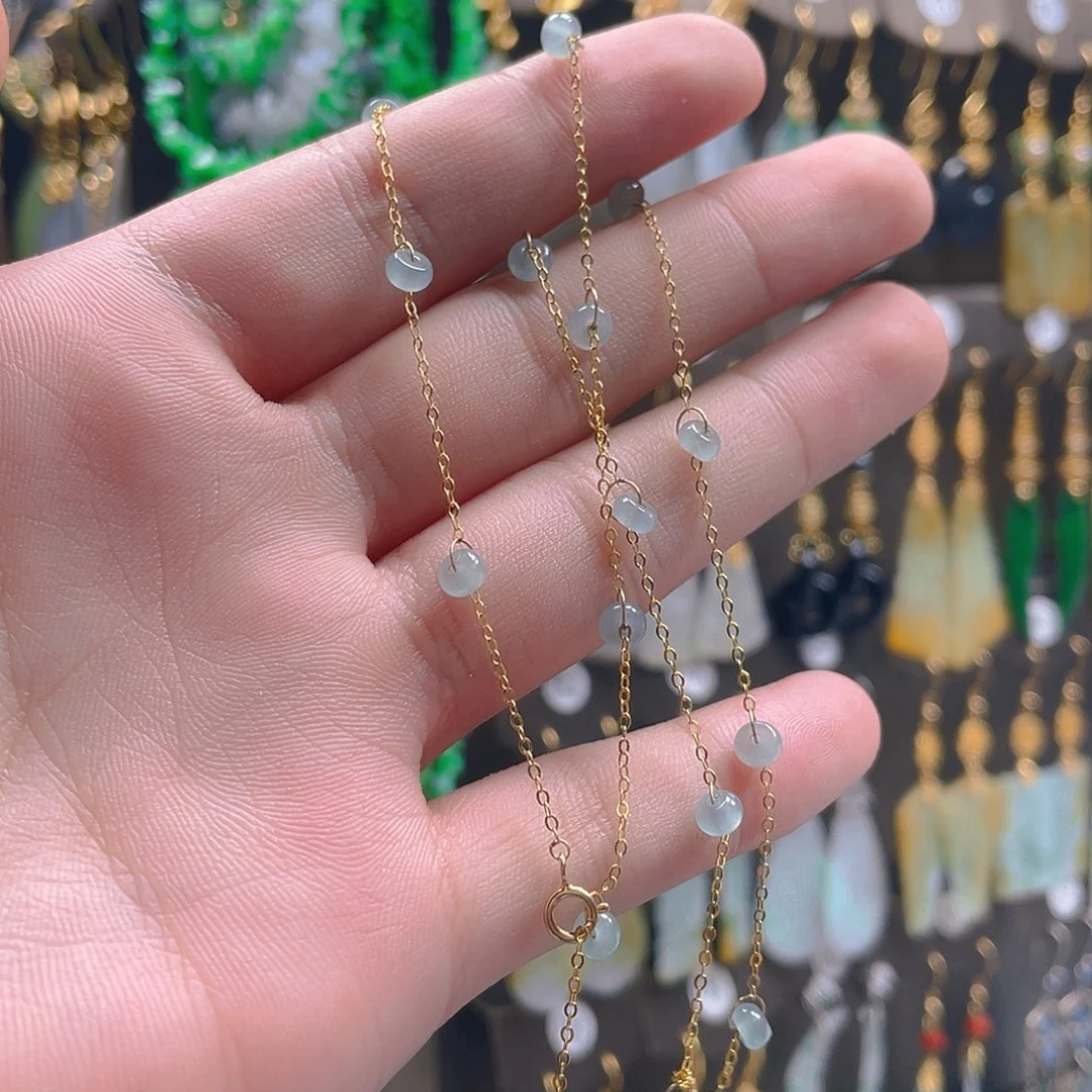 翡翠未镶嵌耳饰翡翠