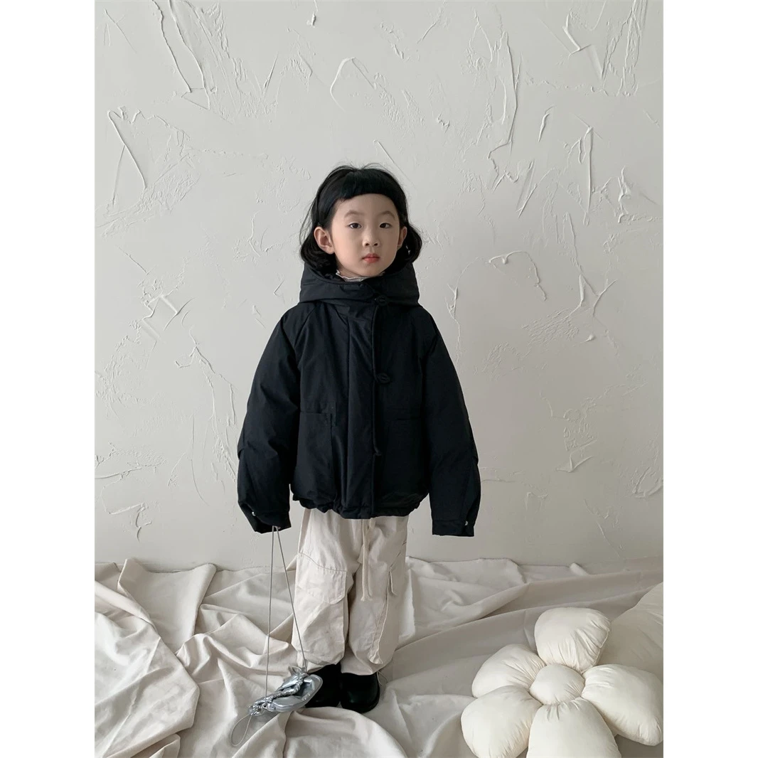 FZ·25冬~女童韩版羽绒服7483 黑色