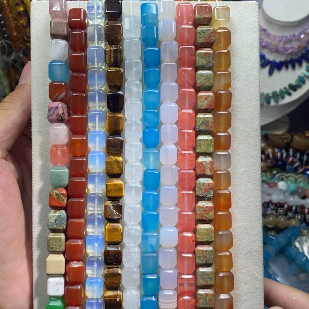 未镶嵌，方糖11mm一条，下单备注数字，石英质玉