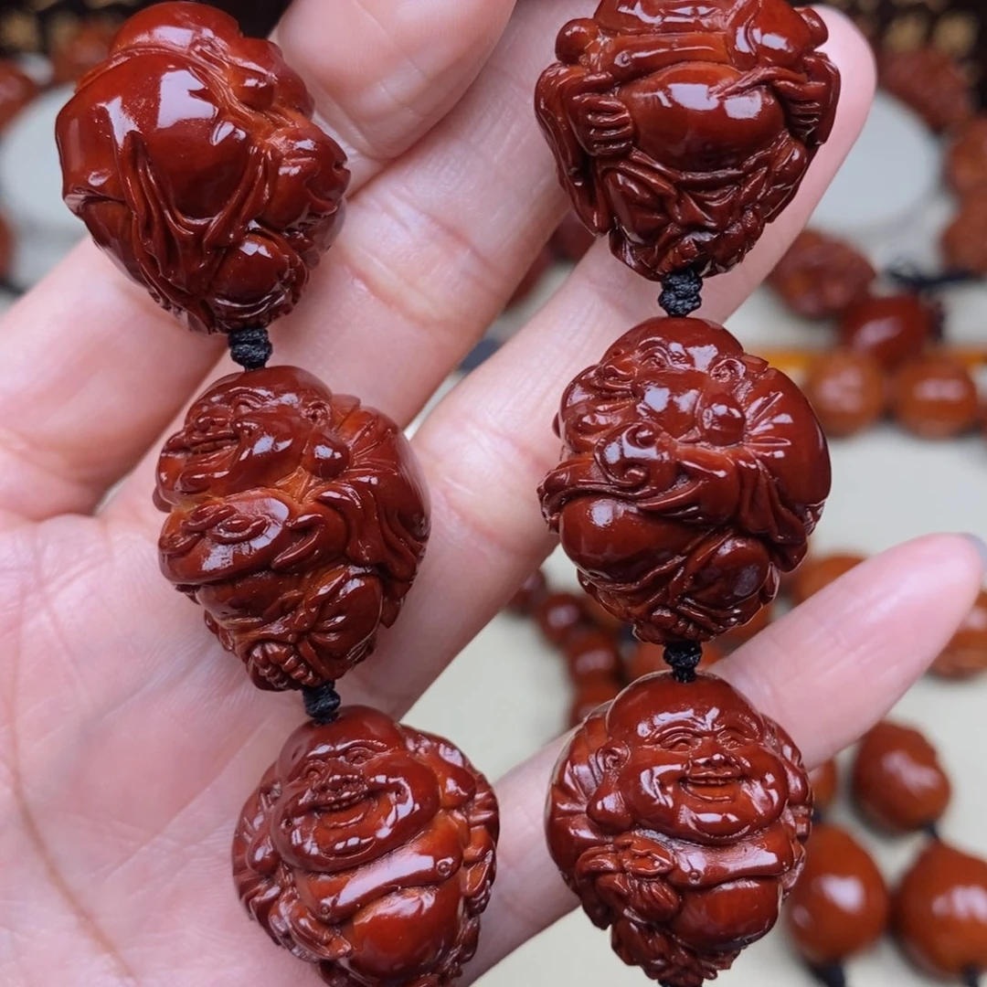 橄榄核吊坠奋****底弥勒。