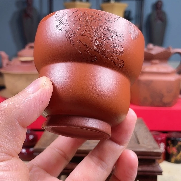 茶杯紫砂葫芦杯微瑕