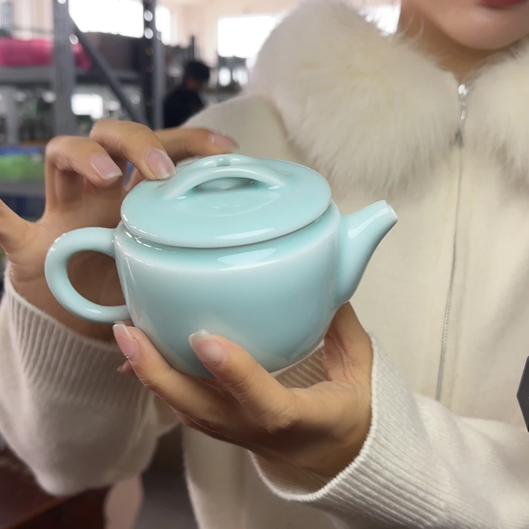 龙泉云间青瓷小米茶器