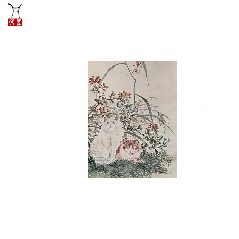 M1008猫立轴43x92/3.6平尺