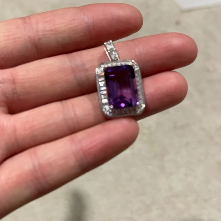 水晶手链银S925镶嵌水晶