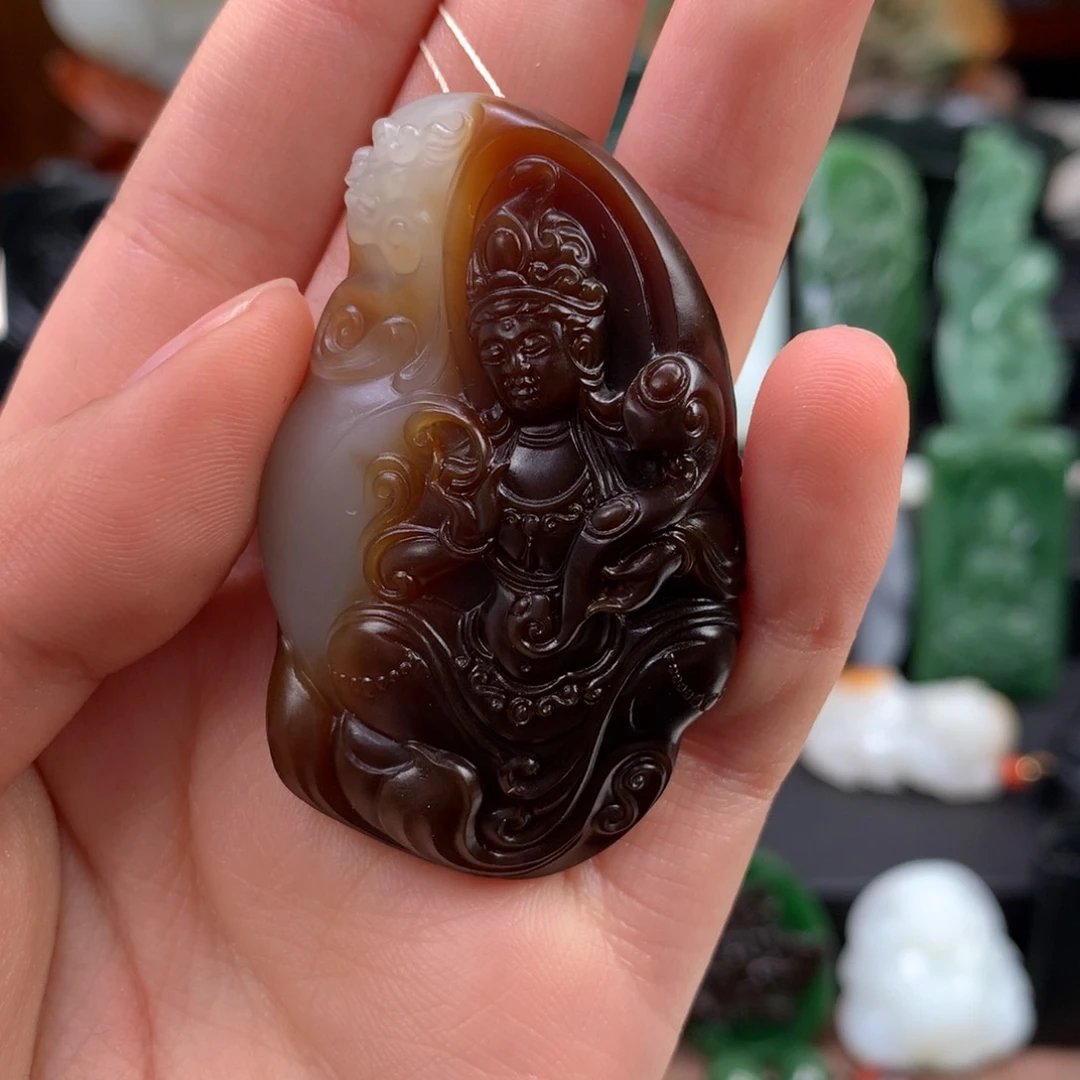 和田玉吊坠未镶嵌