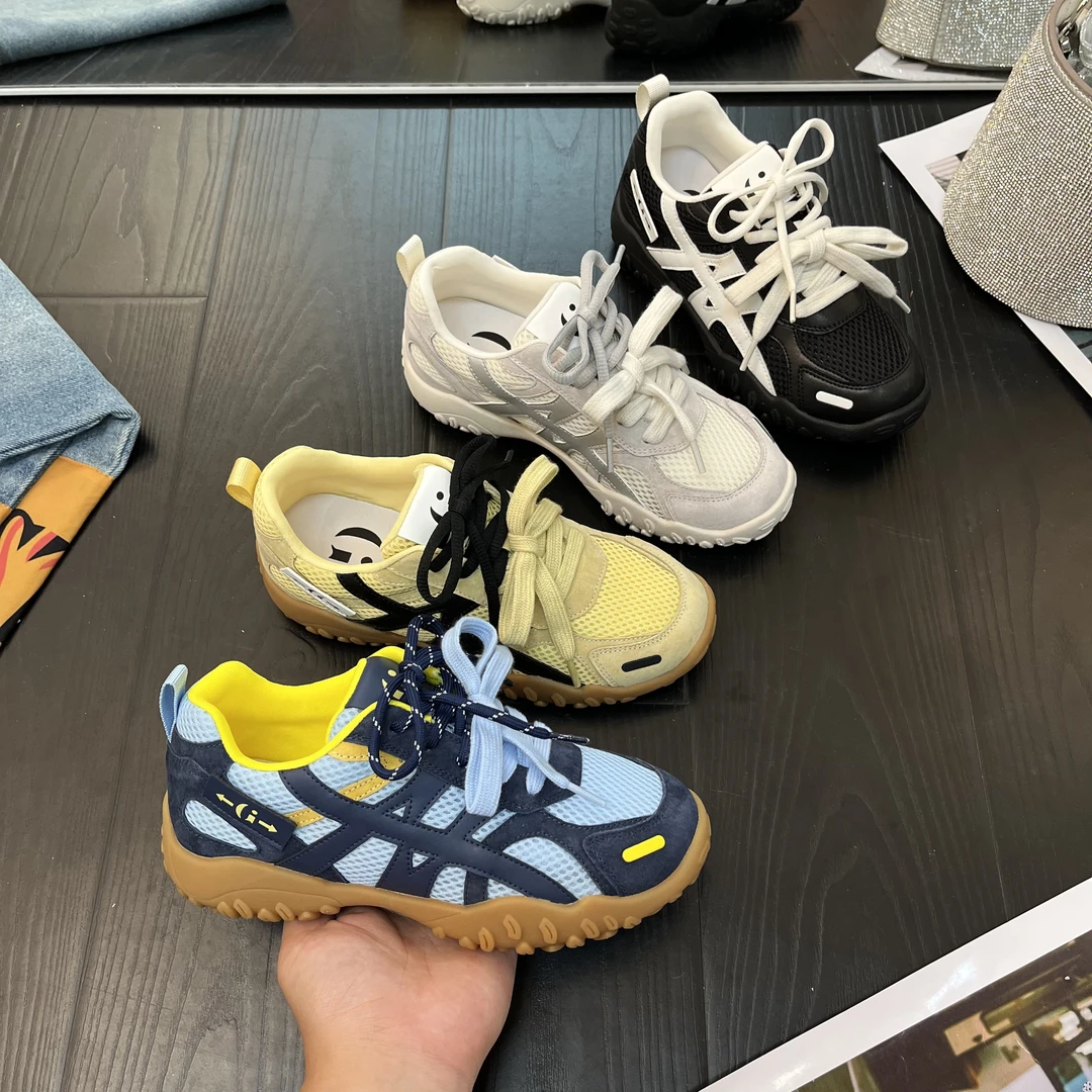 IG/IGY增高4CM2025夏季新款爆款透气复古风百搭软底气质女鞋6536