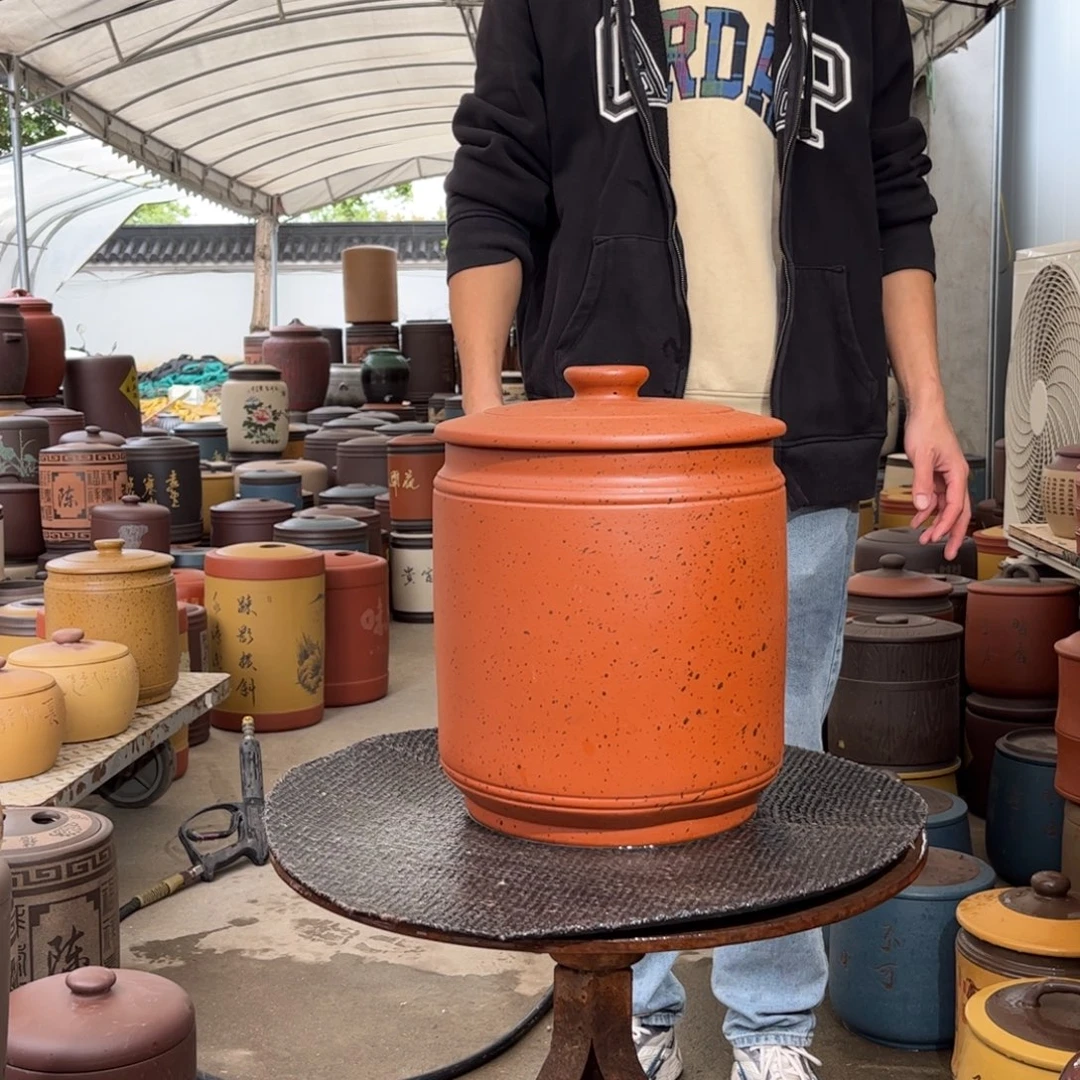 茶叶罐紫砂10饼茶叶罐