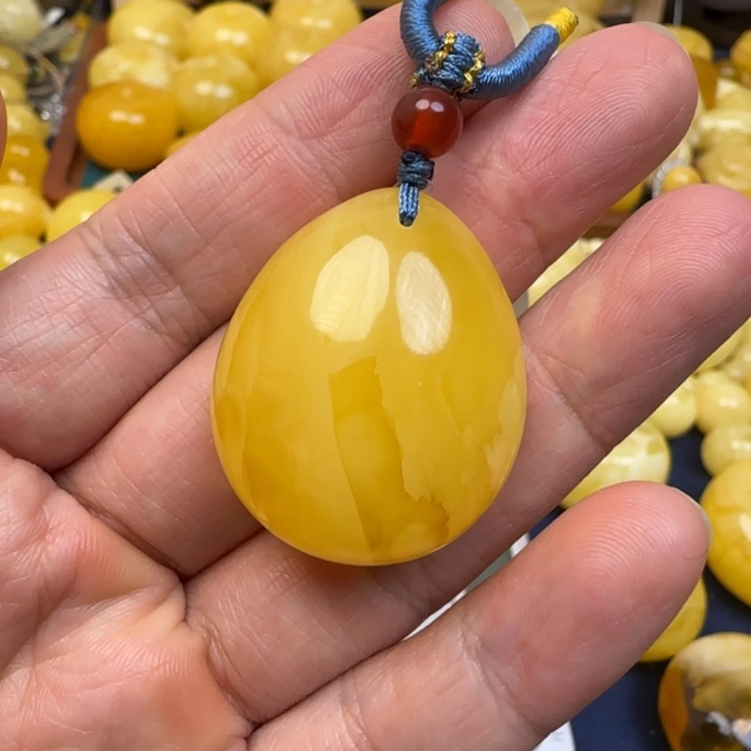 蜜蜡未镶嵌颈饰天然蜜蜡