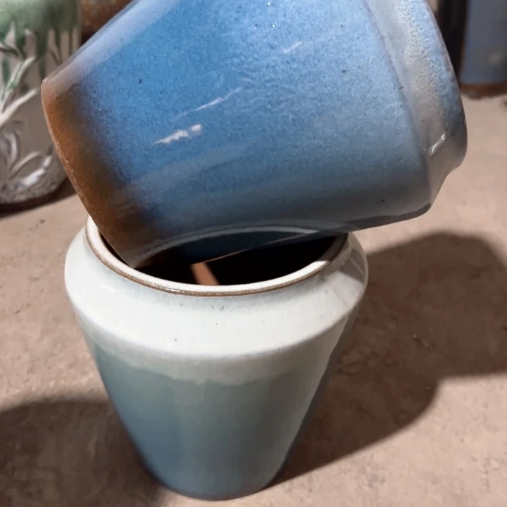 红陶瑕疵13-17两个