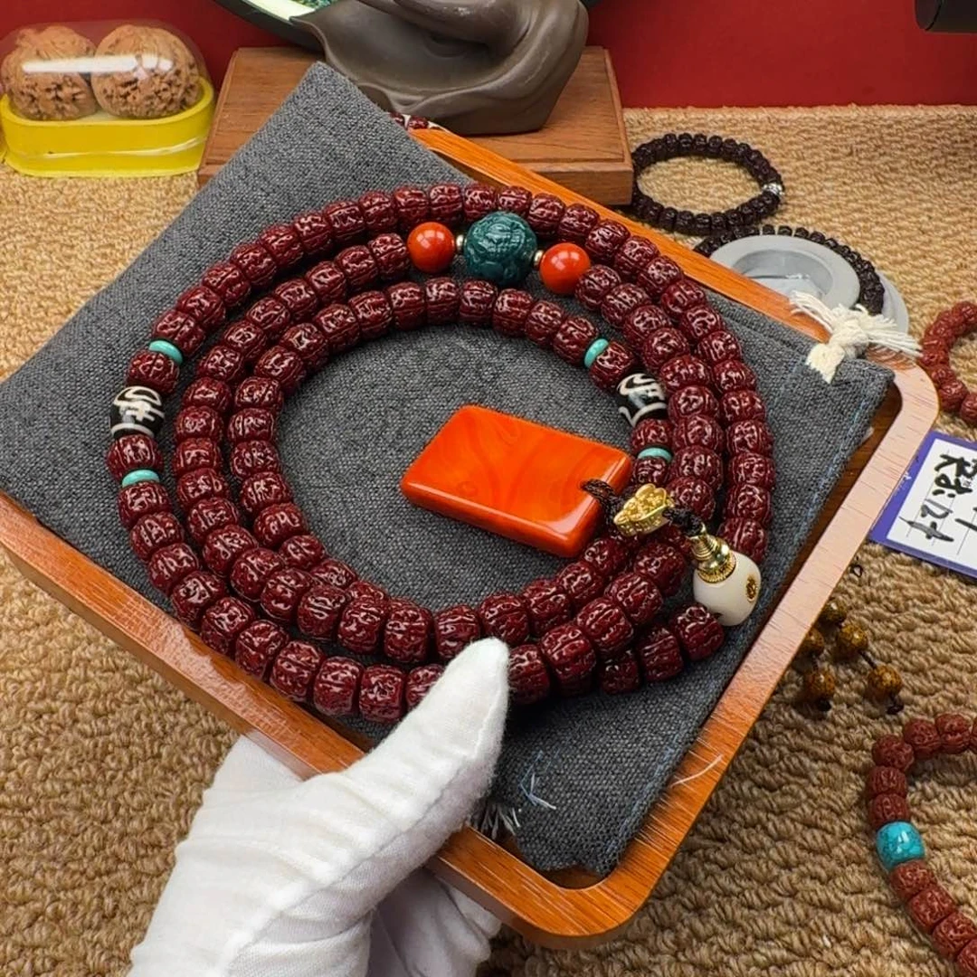 磊***子吊坠金刚菩提帝王龙