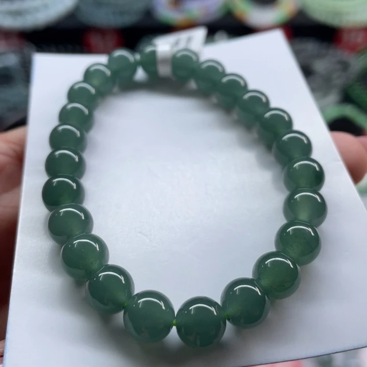翡翠手链未镶嵌卡7.8