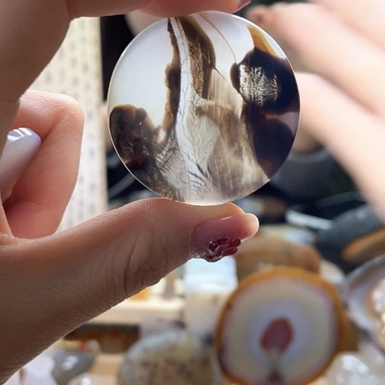 玛瑙/玉髓颈饰未镶嵌李****7