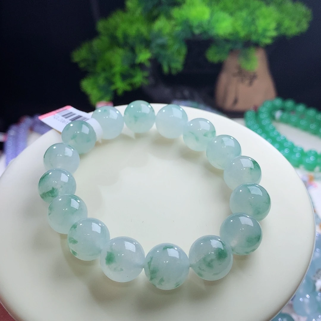 未镶嵌手串翡翠薇*卡12+mm