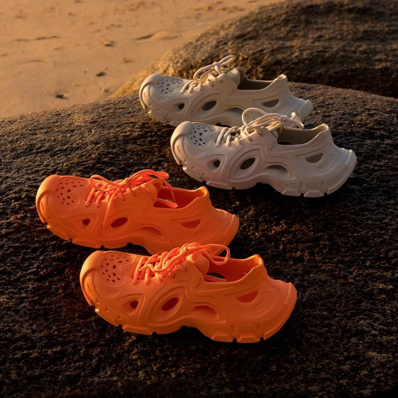 正品外星人异形洞洞鞋男女鞋夏季镂空溯溪外穿踩屎感防滑包头凉鞋