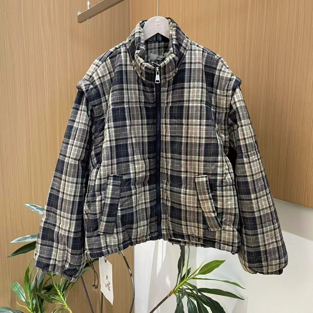 17125新款秋冬加厚洋气百搭时尚休闲立领棉服