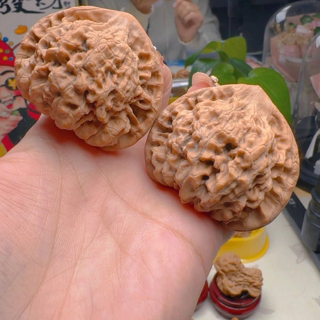 核桃把件50尺寸官帽