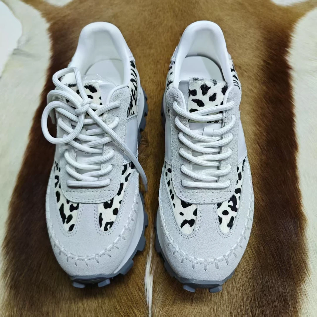 透气纯色系带春街头风时尚休闲鞋夏季休闲鞋潮鞋春季女士百搭厚底